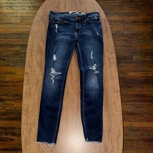 hollister low rise super skinny jeans